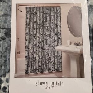 STOREHOUSE Shower  Curtain Animal  Print & Floral - NWT